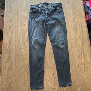 Fade to Blue Super Skinny Jeans Dark Wash Size 31